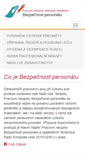 Mobile Screenshot of bezpecnostpersonalu.cz